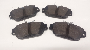 Image of Disc Brake Pad Set (Front) image for your 1991 Volvo 940 4DRS W/O S.R 2.3l Fuel Injected